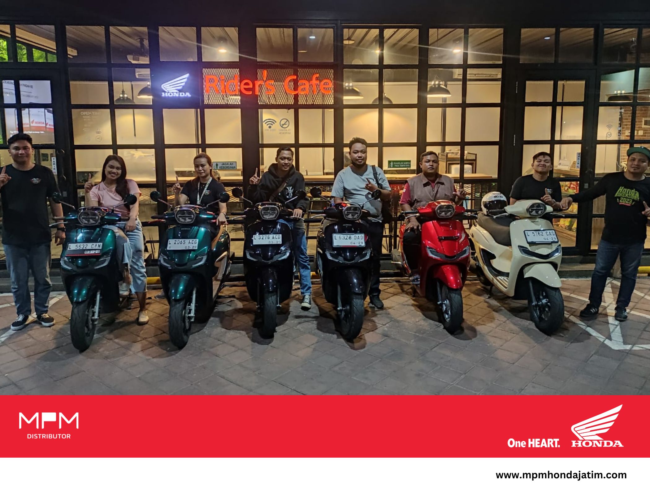 Kopdar Perdana Komunitas Honda Stylo di MPM Riders Cafe